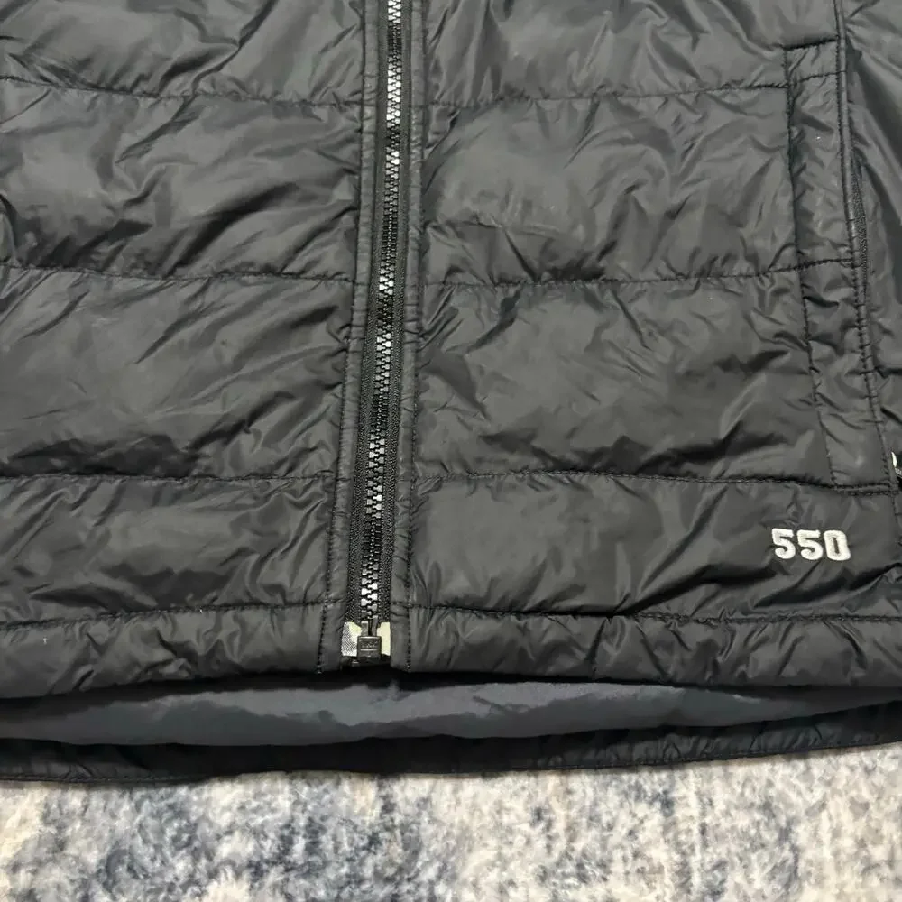 The North Face 550 Down Puffer Vest Black Men’s Small Full Zip